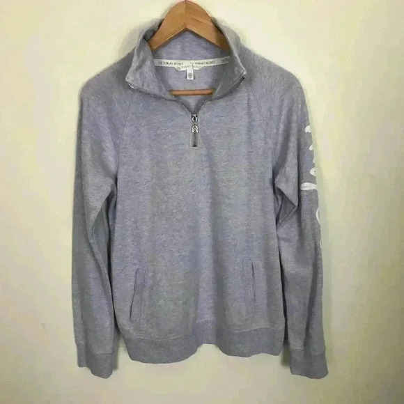 Victoria Secret Purple Zip Women SP Cotton Jacket - Picture 2 of 7